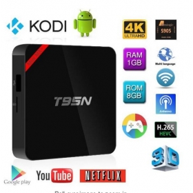 T95N pro android tv box update from T95N Amlogic S905X Quad Core android 6.0 1GB/8GB 3D Wifi Kodi 16.1 Fully Loaded 4K
