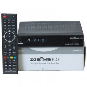 Zgemma Star H.2S Satellite Receiver DVB-S2 + DVBS2 Twin Tuner IPTV CA