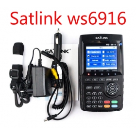 Original Satlink WS-6916 DVB-S/S2 HD Satellite Finder with MPEG-2/MPEG-4 Satlink 6916 Meter