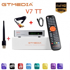 NEW GTMEDIA V7 TT DVB-T2 DVB-S Digital Wifi TV Box Receiver USB PVR Ready Support multi PLP Support USB PVR