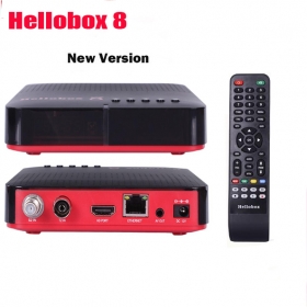 Hellobox 8 new version satellite receiver DVB-T2 DVBS2 Combo TV Box Twin Tuner Support TV Play On Phone set top box